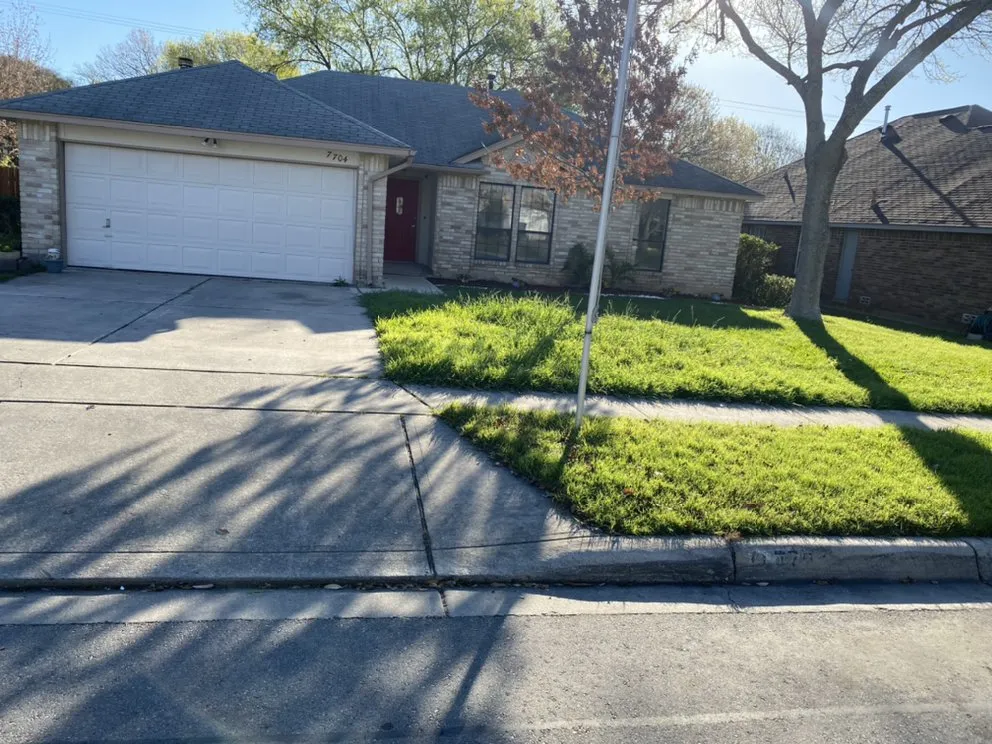 Custom lawn mowing service with custom design in Schertz, TX by Wilson Lawn N All