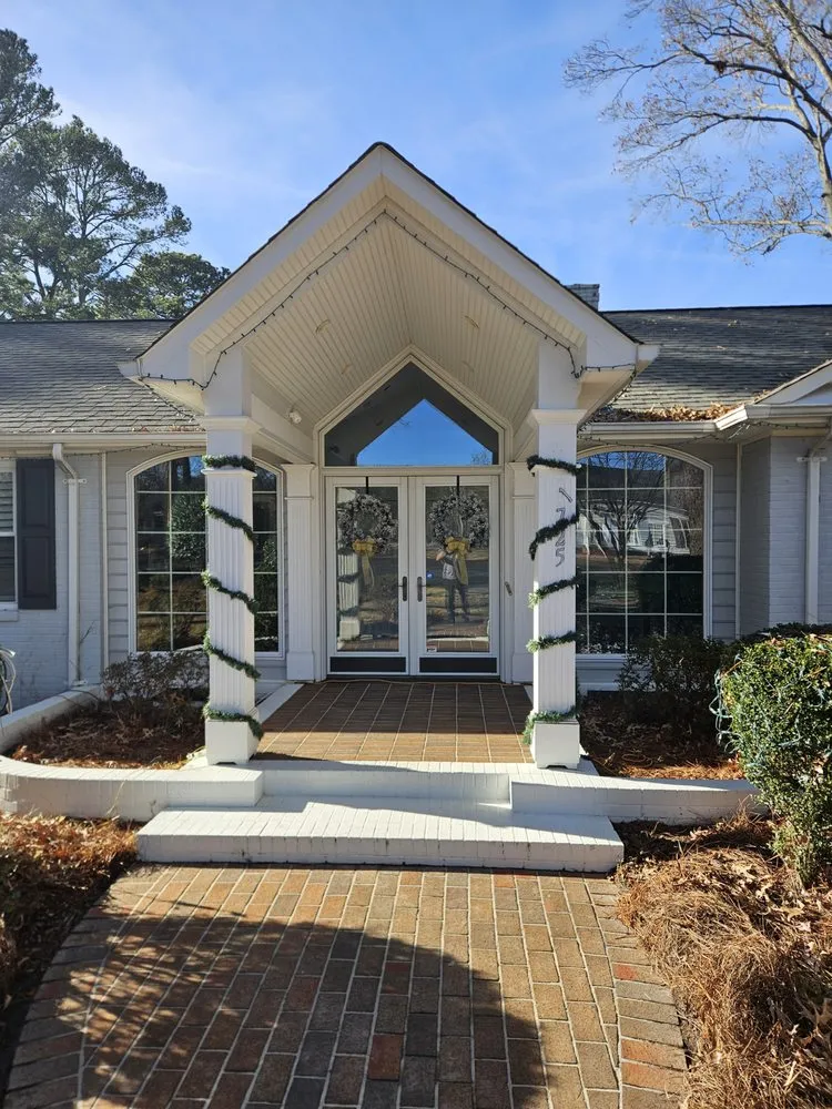 Custom garden landscaping in Farmville, NC by Wilson's Home Solutions