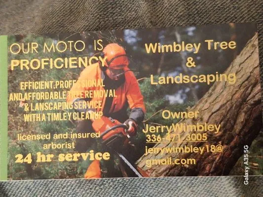 Wimbley Tree & Landscaping Logo