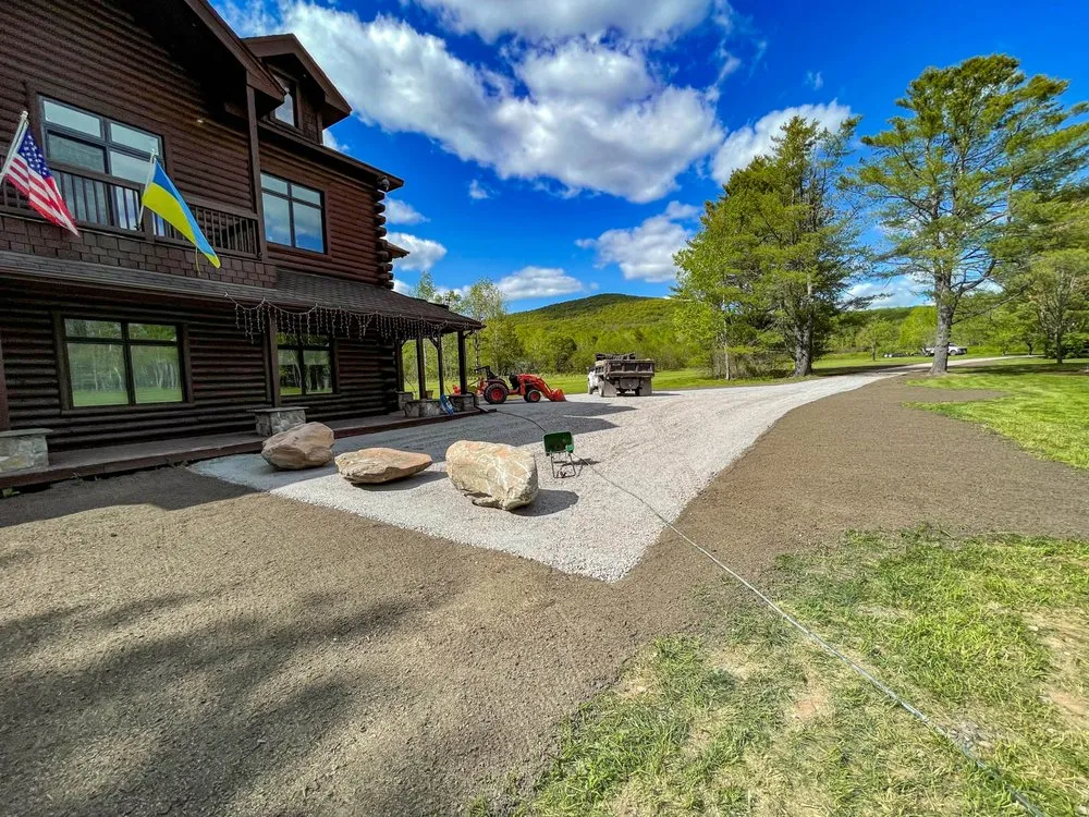 Custom landscape installation in Hensonville, NY - Windham Lawn & Landscape