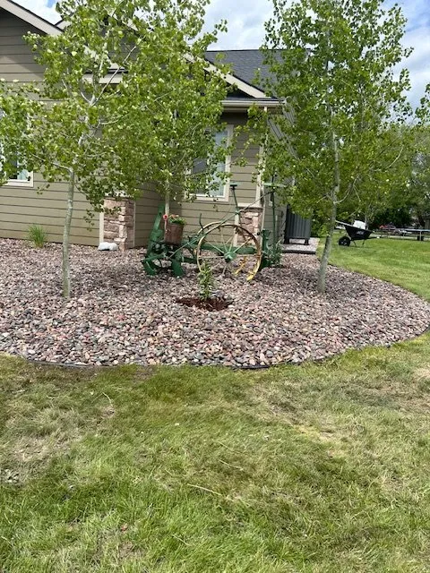 Affordable garden landscaping in Corvallis, MT by Winding Creek Landscape