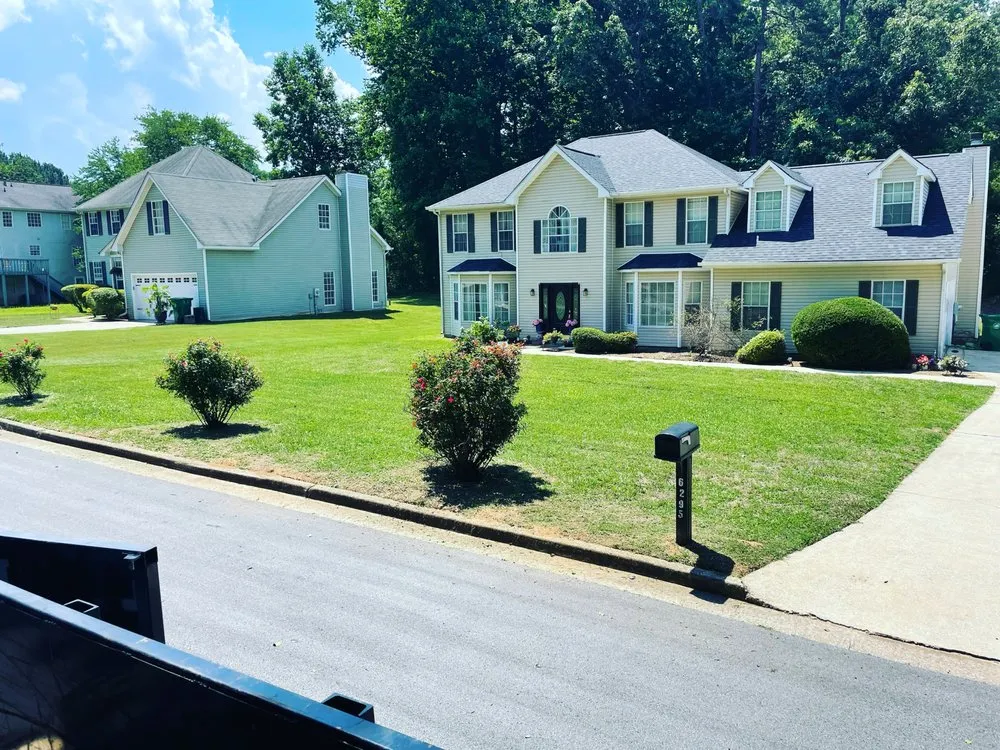 Professional landscape installation in Decatur, GA by Wingard’s Pressure Washing Services