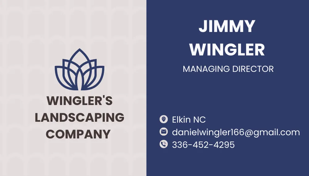 Professional lawn mowing service for homes in Elkin, NC by Wingler's Landscaping