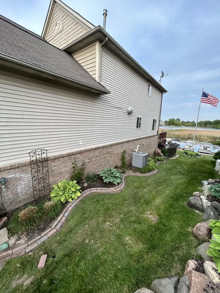 Professional landscape installation for outdoor upgrades in Milford, MI by Wings Lawncare