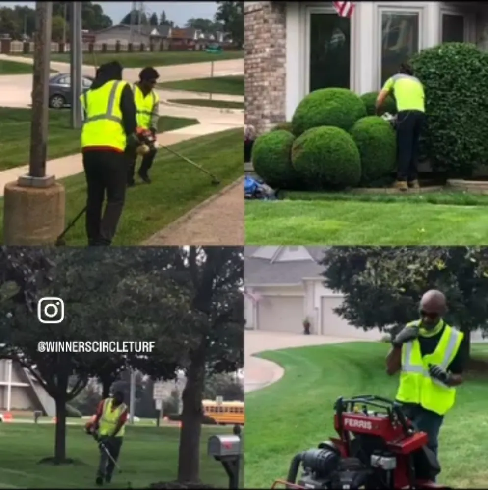 Local landscape installation in Utica, MI by Winners Circle Turf And Landscape