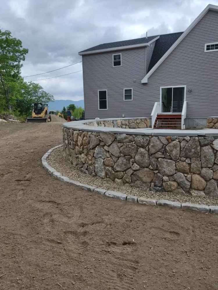 Top-rated landscape design for homes in Milton, NH by Winning Landscapes