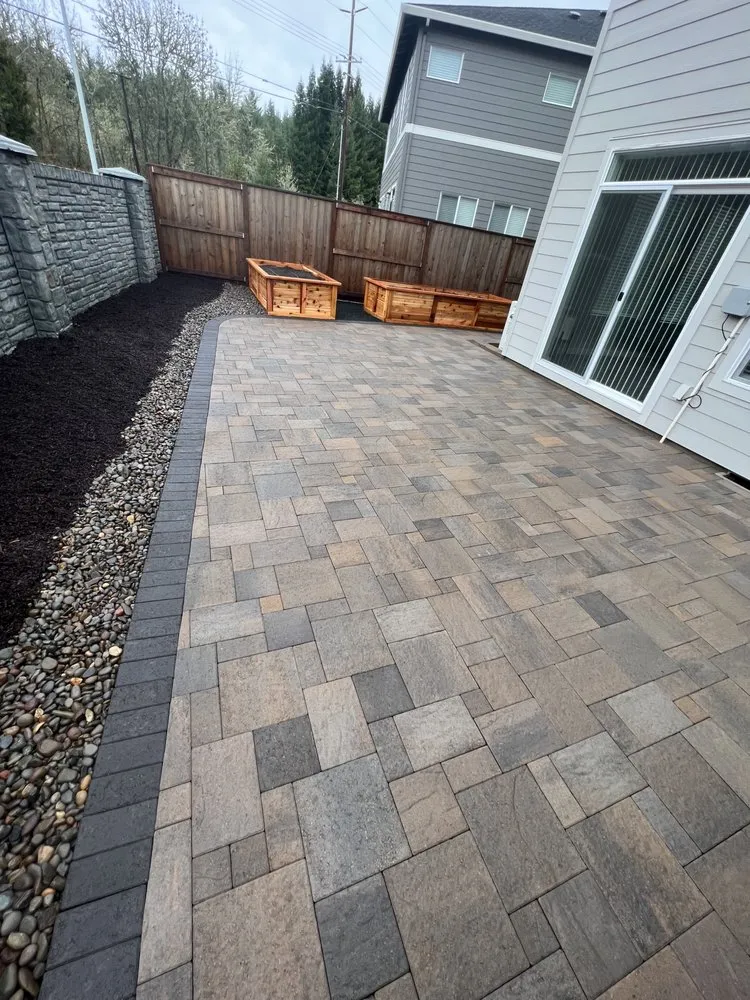 Local landscape installation in Jefferson, OR by Winsome Landscape