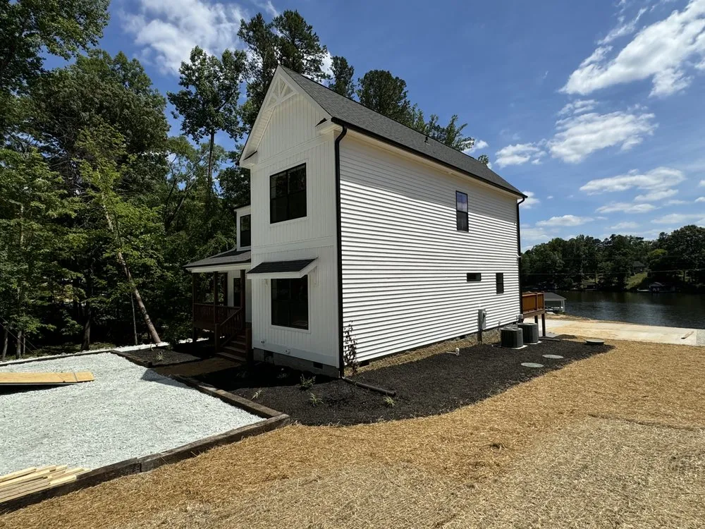 Custom garden landscaping with custom design across Roxboro, NC - Winstead Landscaping