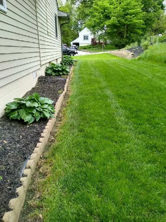 Expert garden landscaping in Bellevue, NE by Winston's Lawn Care & Snow Removal