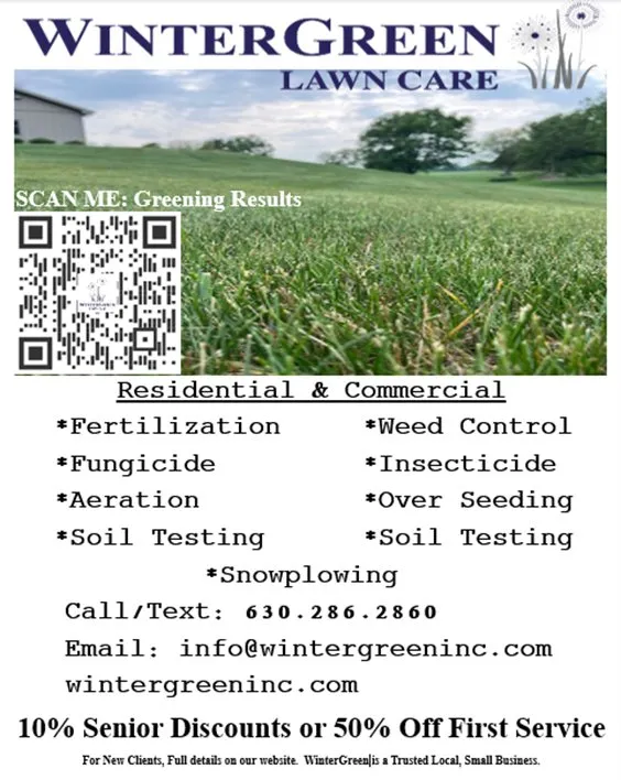 Local garden landscaping in Bristol, IL by Winter Green