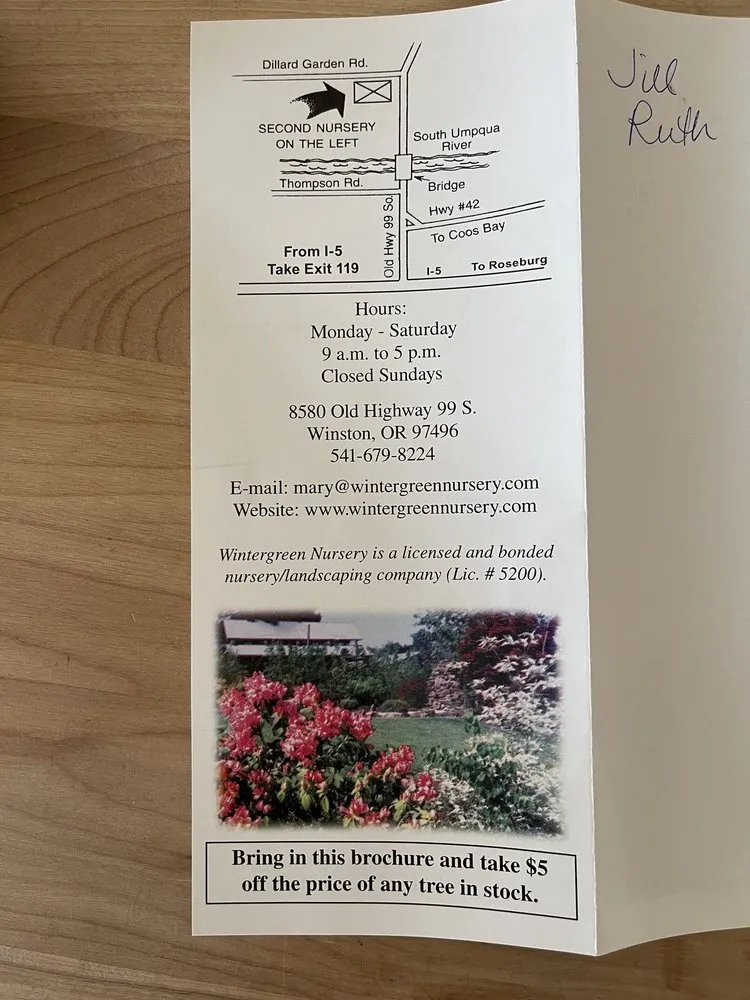 Trusted yard maintenance experts serving Winston, OR - Wintergreen Nursery