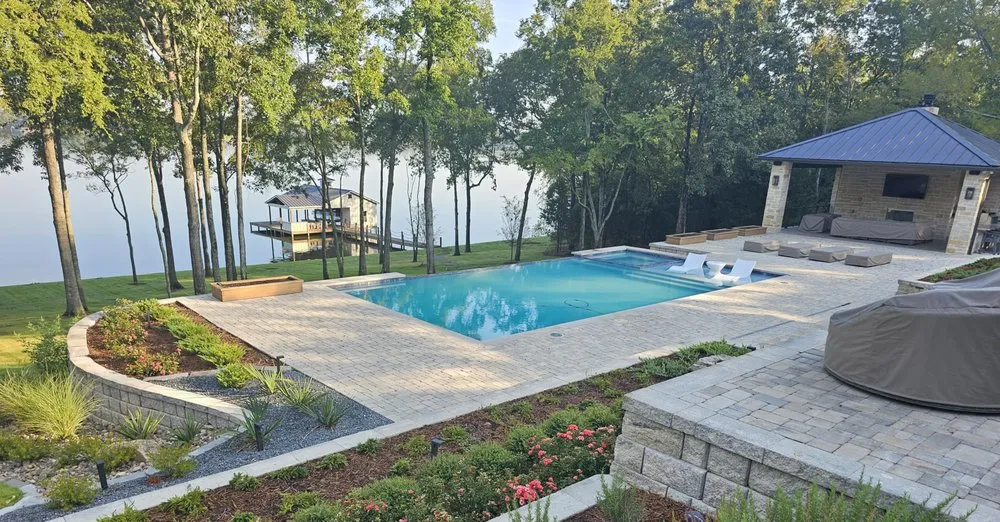 Local landscape installation with custom design in Hawkins, TX by Winters Landscape and Irrigation