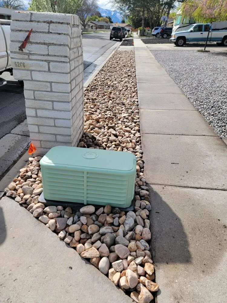 Professional landscape installation with custom design in Midvale, UT by winterspring Landscaping