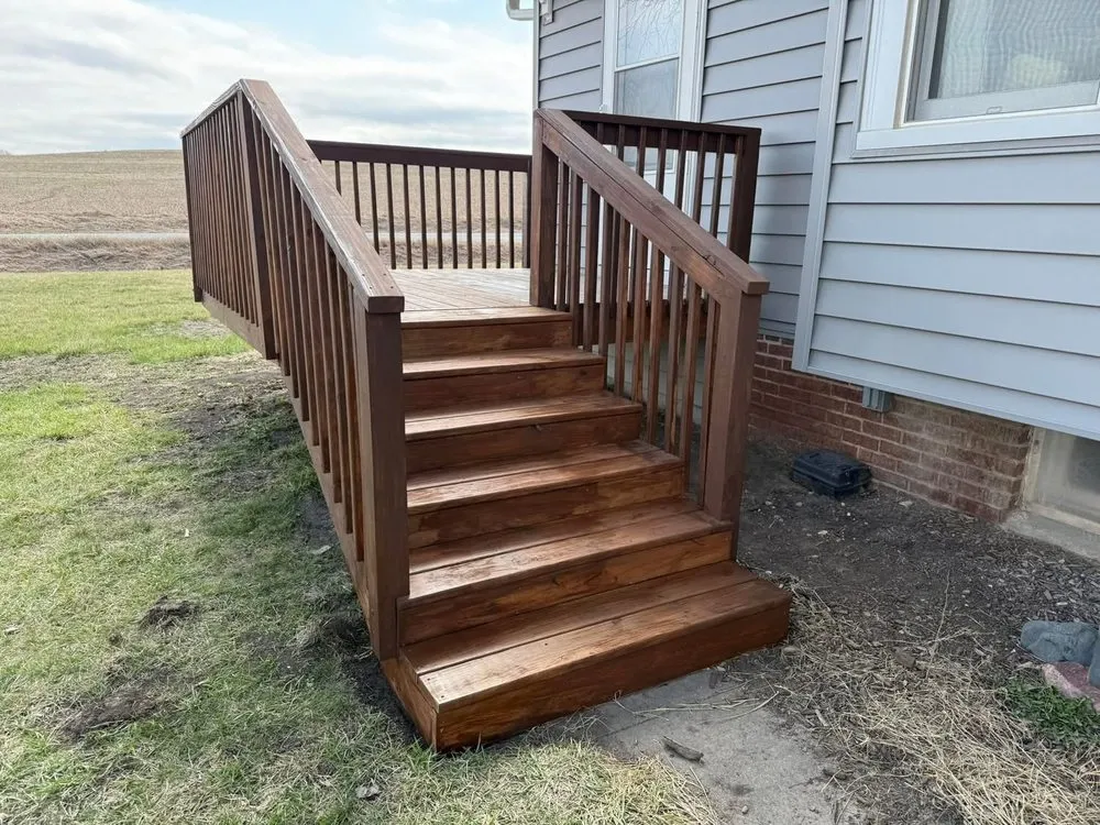 Affordable residential landscaping with custom design across New Virginia, IA - Winward Property Improvement