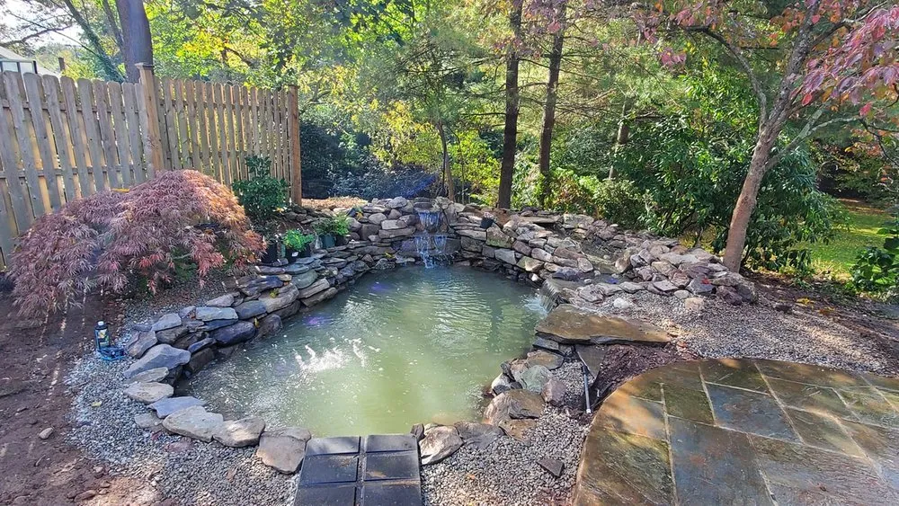 Custom outdoor landscaping in Denville, NJ - Winwood Water Gardens