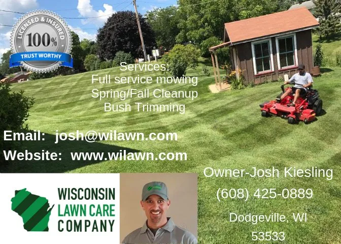 Local lawn care service in Dodgeville, WI - Wisconsin Lawn Care Company
