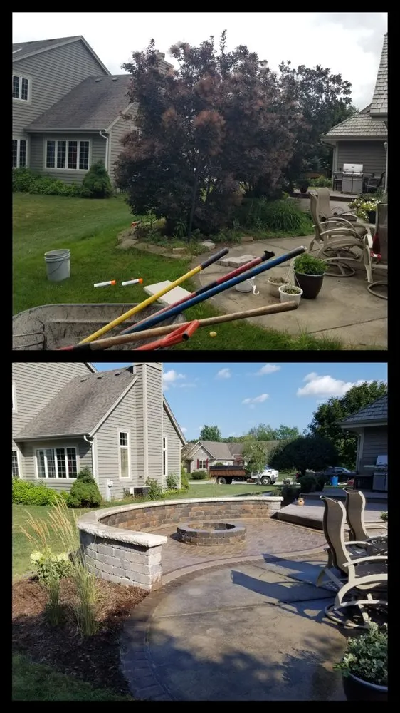 Professional garden landscaping for homes across Milwaukee, WI - Wisconsin Modern Landscaping & Construction