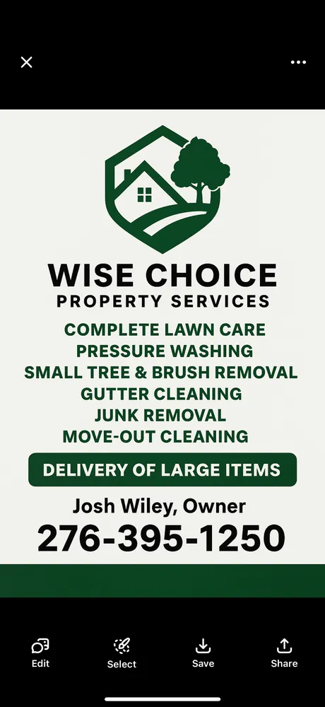Expert landscaping services in Coeburn, VA by Wise Choice Property Services