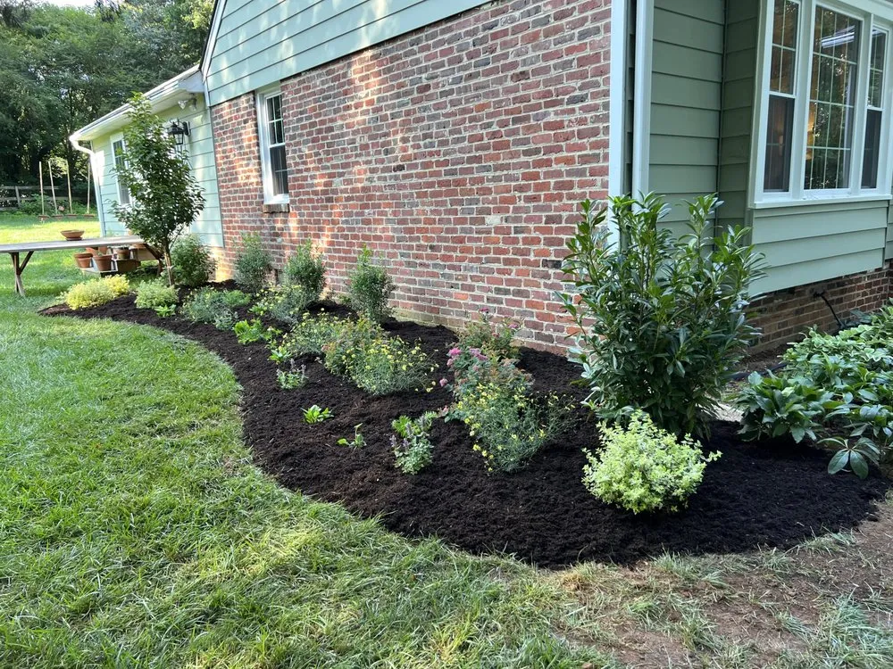 Top-rated landscape installation with custom design in Richmond, VA by Wise Landscapes