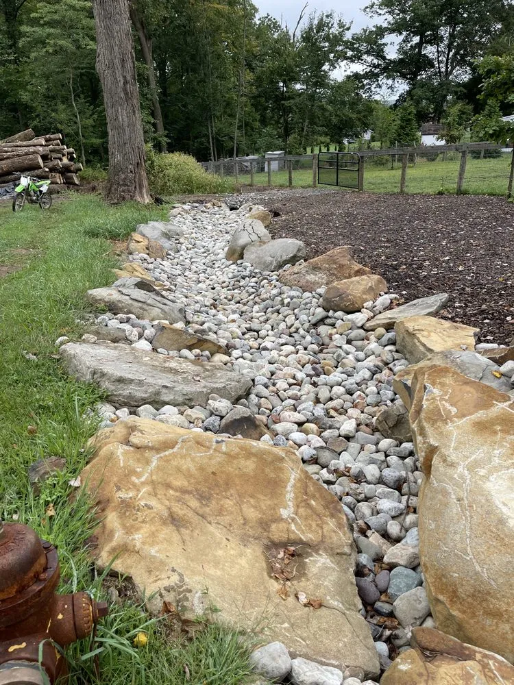 Custom garden landscaping in Downingtown, PA by Wise Landscaping