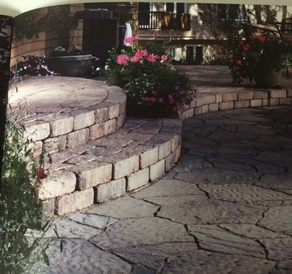 Custom landscape installation in Jamestown, OH by Wise Lawncare & Landscaping