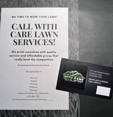 With Care Lawn Service Logo
