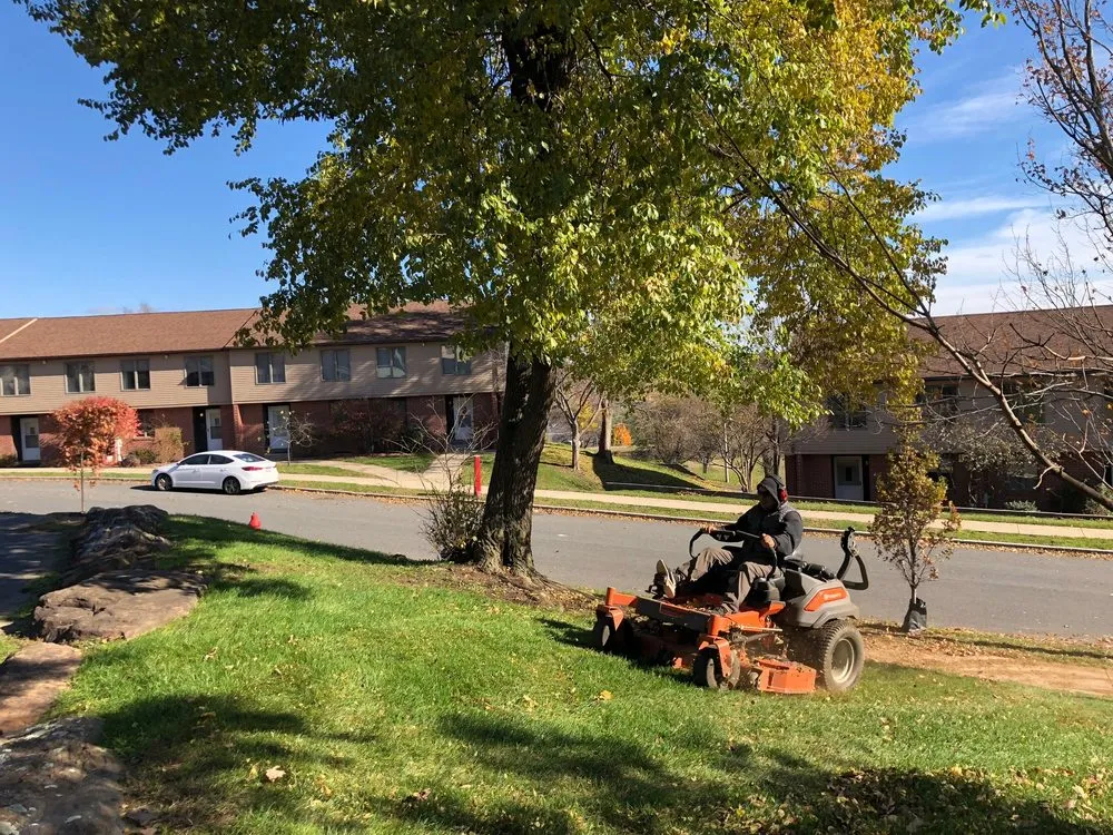 Professional lawn mowing service in Holyoke, MA by Witman Properties Landscaping