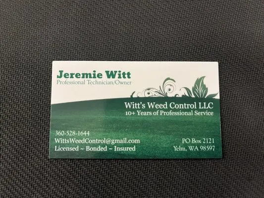 Witt's Weed Control