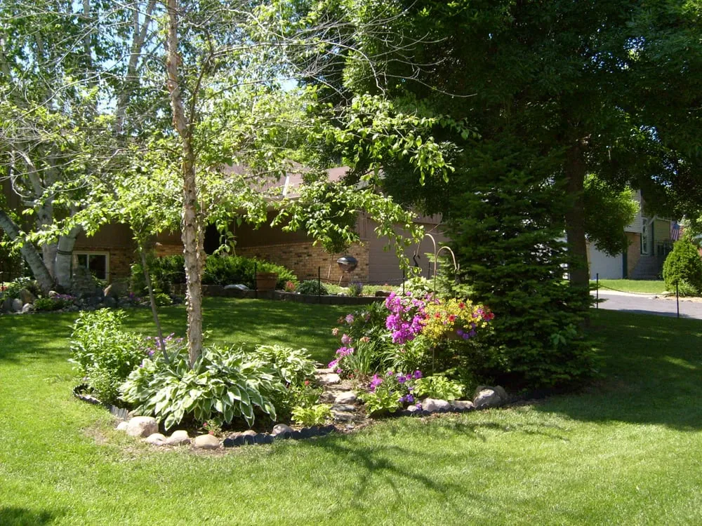 Local garden landscaping for beautiful yards in Elk River, MN by Wizard Lawn Service and Snow Plowing, LLC