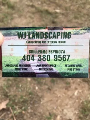 WJ Landscaping Logo