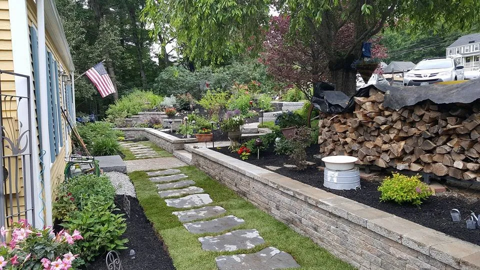 Custom yard cleanup service for residential properties across Salem, NH - WJ Smallwood Landscaping