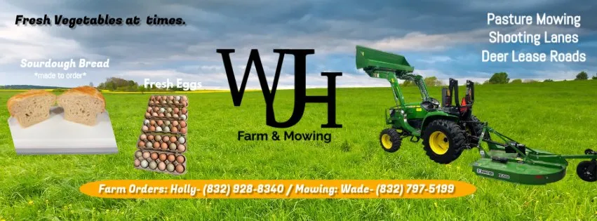 Custom lawn care service in Oakhurst, TX by WJH Farm & Mowing