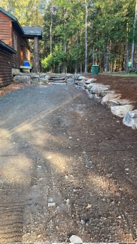 Local landscape installation in Clintondale, NY by WK Excavating