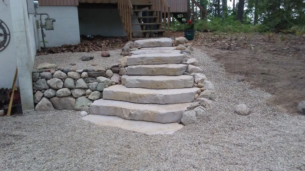 Professional residential landscaping with custom design across Kalkaska, MI - W&K landscaping