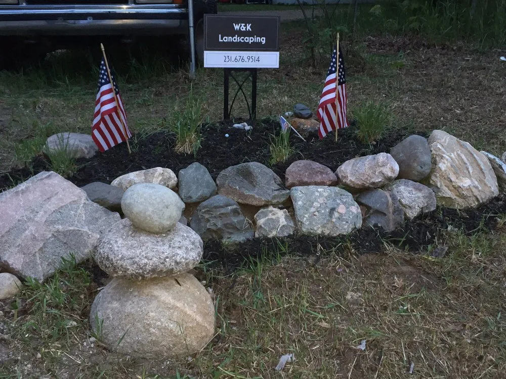 Custom garden landscaping in Kalkaska, MI - W&K landscaping