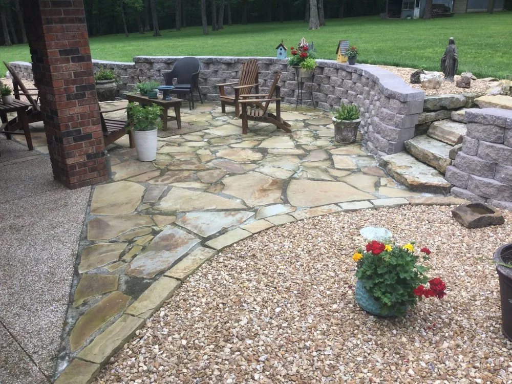 Expert lawn mowing service with custom design across Nevada, MO - WL Spraying & Landscaping