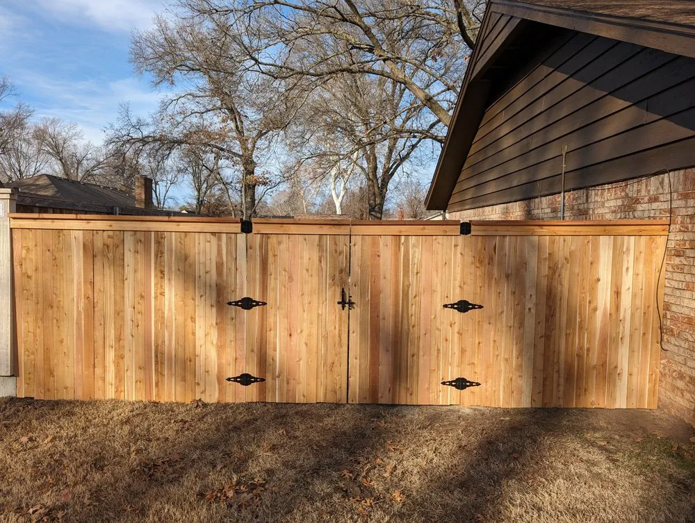 Local landscaping services with custom design in Tulsa, OK by WLB Fencing