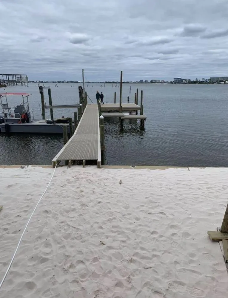 Custom landscape installation in Mobile, AL by WLC Professional Construction and Landscape