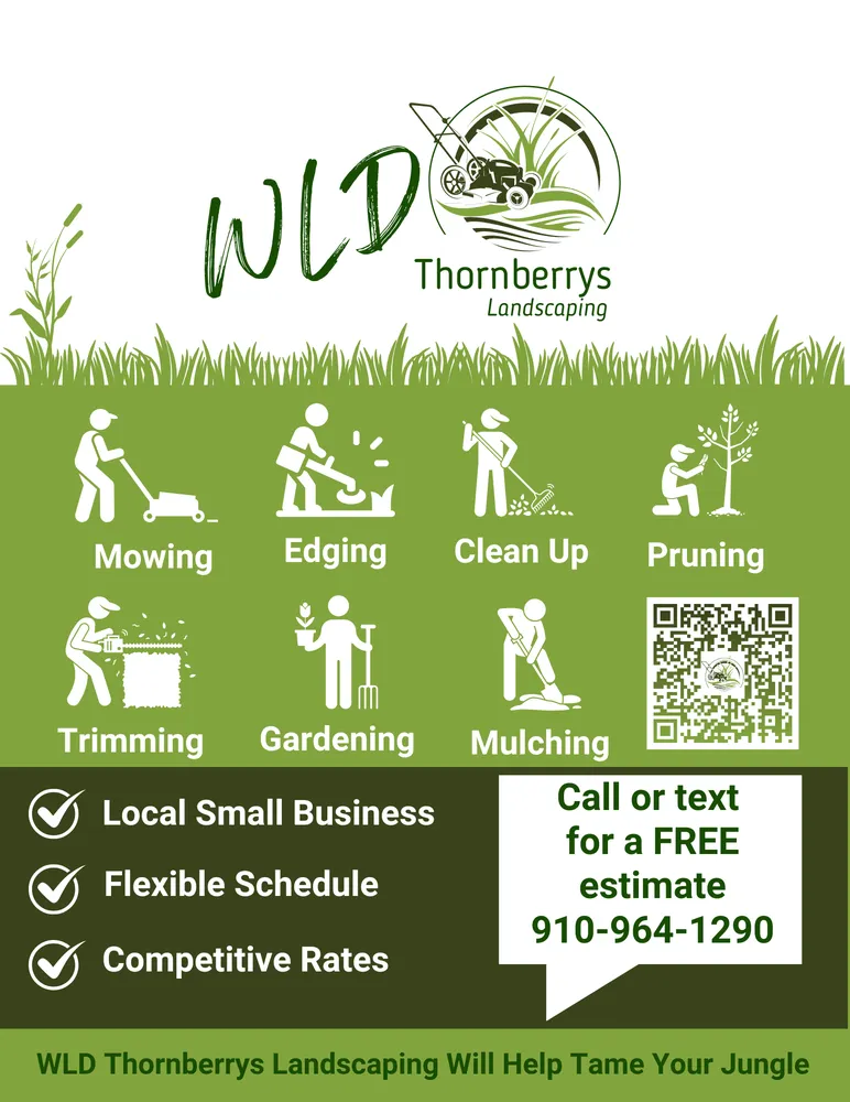 Local landscape design in Hope Mills, NC by Wld Thornberry Landscaping