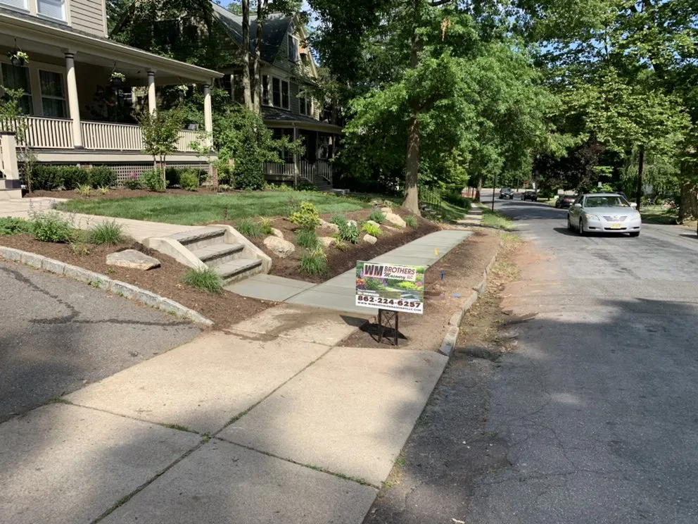 Custom yard maintenance for homes across City of Orange, NJ - WM Brothers Masonry