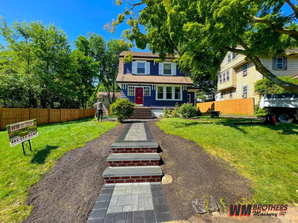 Affordable landscape installation for beautiful yards across City of Orange, NJ - WM Brothers Masonry