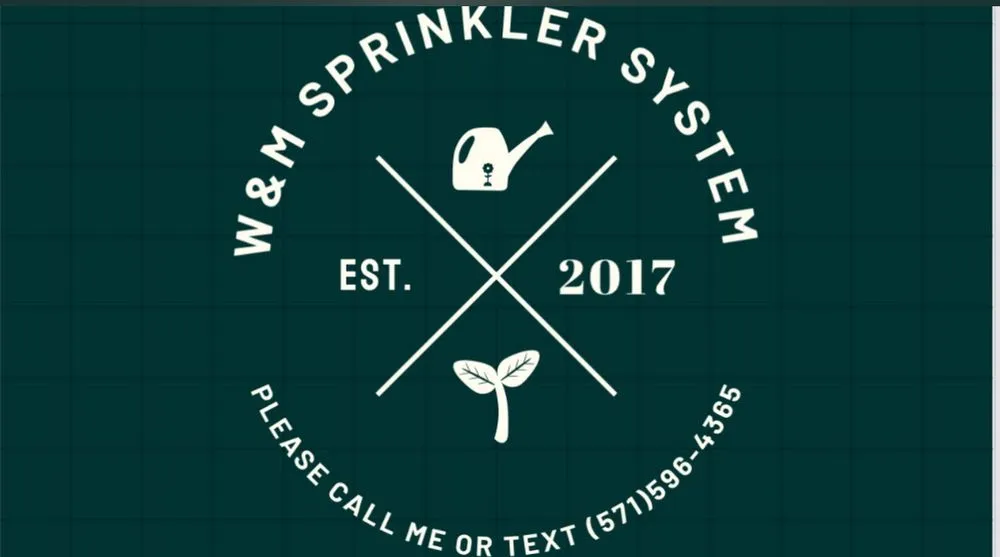 Custom landscape installation in Alexandria, VA by W&M Sprinkler System