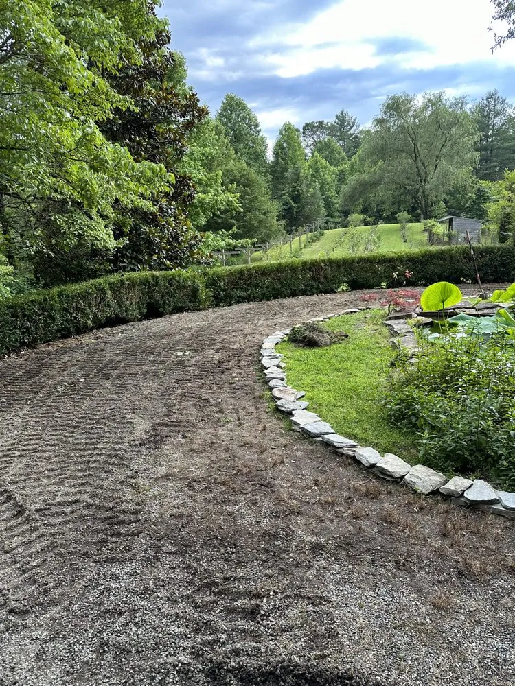 Reliable garden landscaping in Alexander, NC by WNC Grading & Utilities
