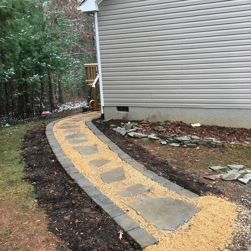 Custom landscaping services in Asheville, NC by WNC Hardscapes
