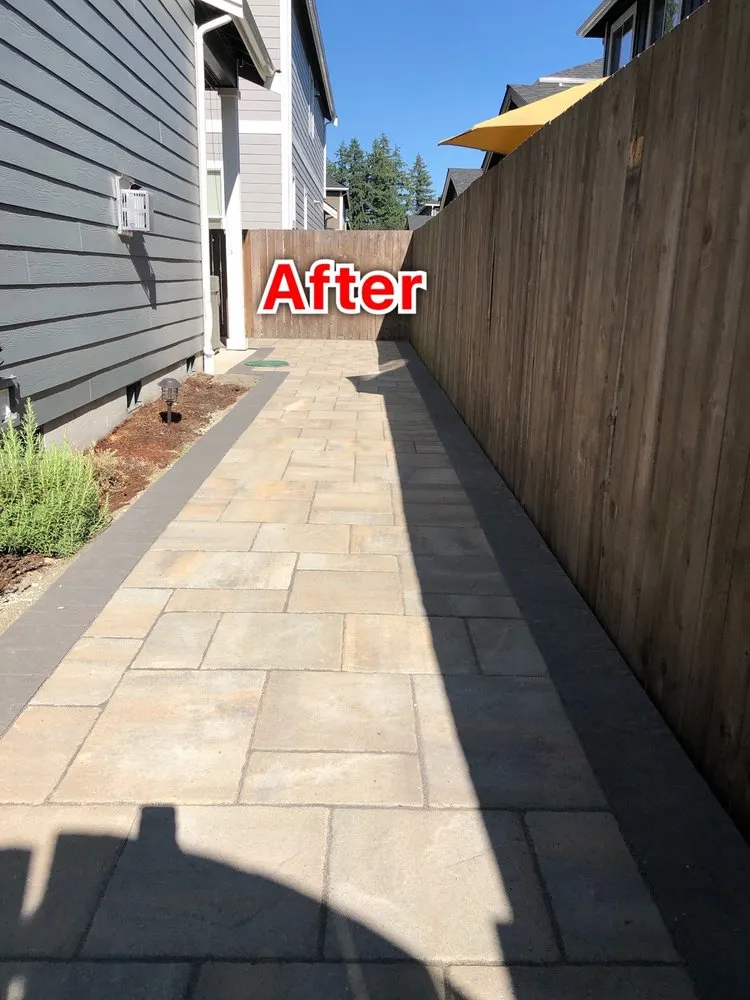 Custom landscape installation in Renton, WA - Wolf & Sons Lawn & Landscaping