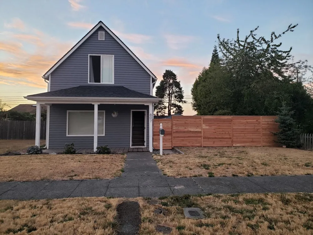 Local landscape installation in Renton, WA by Wolf & Sons Lawn & Landscaping