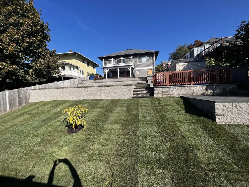 Local garden landscaping with custom design across Renton, WA - Wolf & Sons Lawn & Landscaping