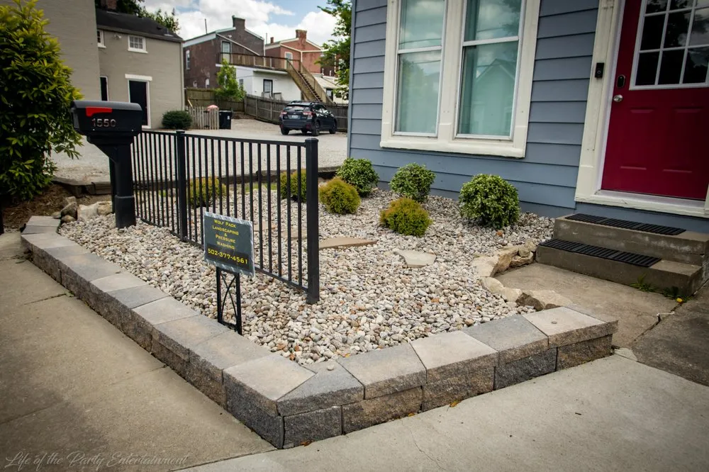Top-rated yard maintenance with custom design in Louisville, KY by Wolf Pack Landscaping