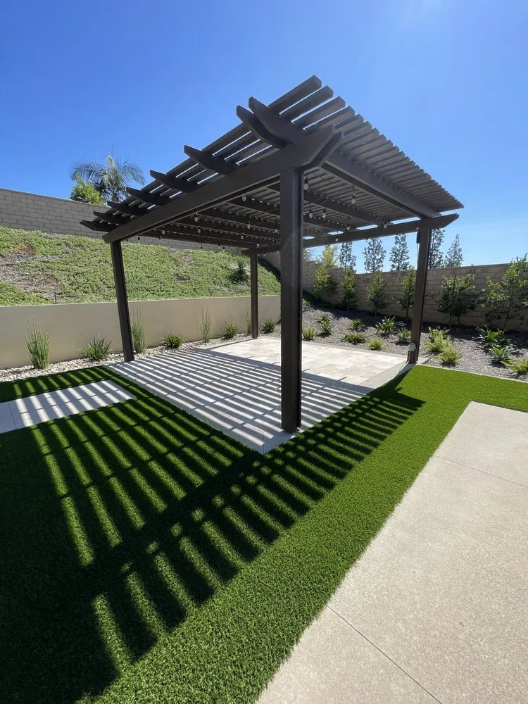 Local lawn mowing service for beautiful yards across Anaheim, CA - Wolf Pack Masonry