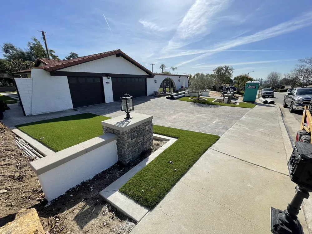 Trusted residential landscaping in Anaheim, CA by Wolf Pack Masonry